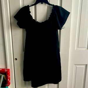 NWOT black dress size large